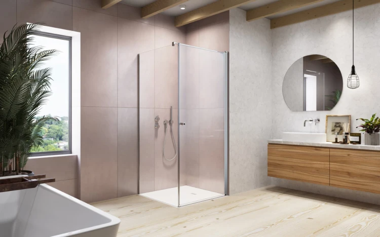 Kabina kwadratowa Radaway Eos KDJ I 80x80x197 szkło przejrzyste, prawa