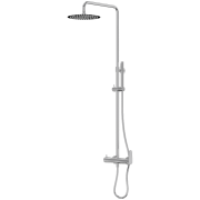 Natynkowy zestaw prysznicowy z deszczownicą Cetus Chrome Lavita