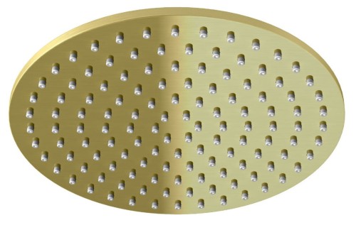 Deszczownica okrągła 25x25 Experience Brushed Gold złoto szczotkowane