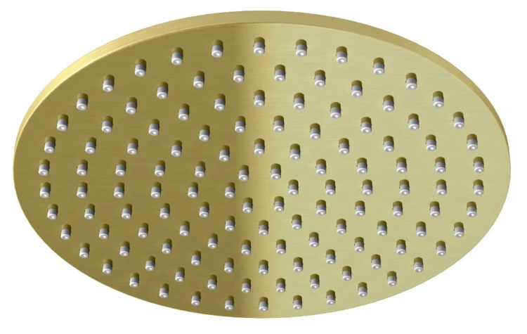 Deszczownica okrągła 25x25 Experience Brushed Gold złoto szczotkowane