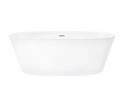 Wanna wolnostojąca corsan e026 salina 170 cm z wykończeniem białym