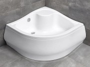 Brodzik głęboki półokrągły Radaway Korfu A 90x90x39,5x24