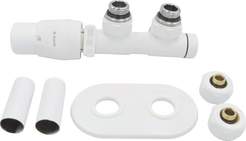 Zawór termostatyczny do grzejnika lewy biały Deante