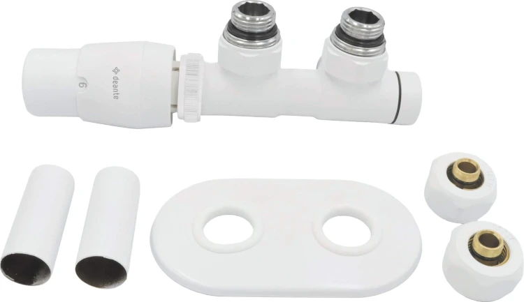 Zawór termostatyczny do grzejnika lewy biały Deante