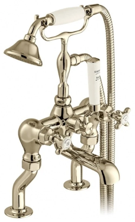 Bateria wannowa Axbridge Cross nikiel polerowany Vado