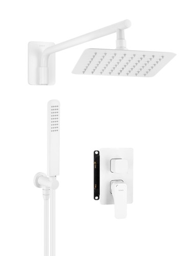 Deante Hiacynt Komplet z boxem podtynkowym natryskowy