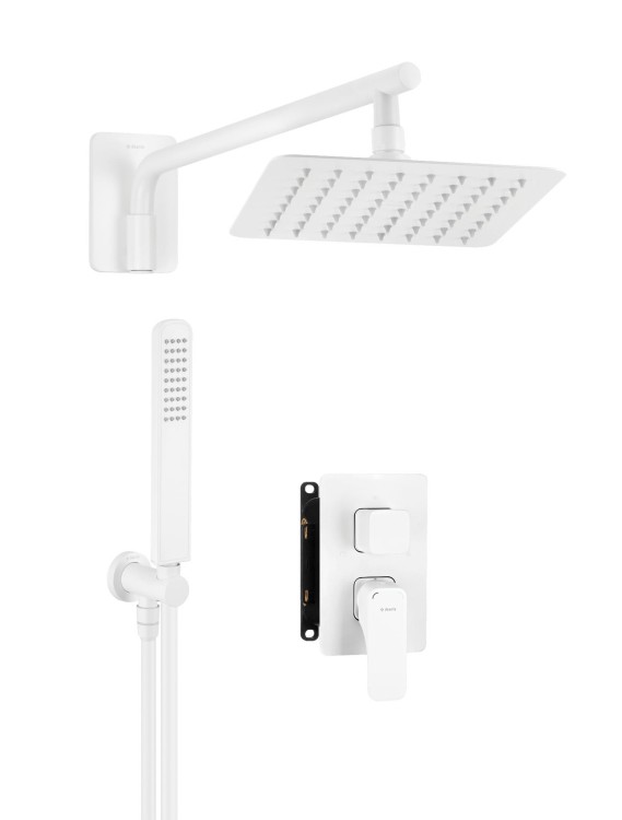 Deante Hiacynt Komplet z boxem podtynkowym natryskowy