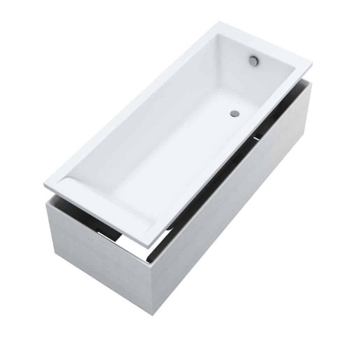 Wanna prostokątna z nośnikiem MAIO SET 170x70cm. Schedpol