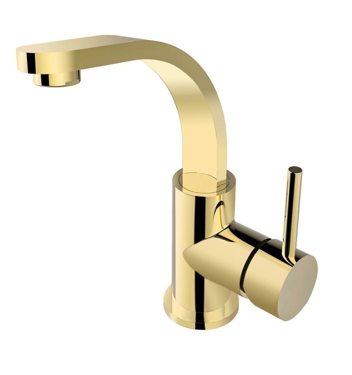 Bateria umywalkowa Besco DECCO II złota