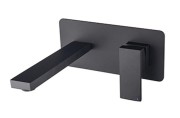 Bateria umywalkowa podtynkowa Besco MODERN / VARIUM czarny matt