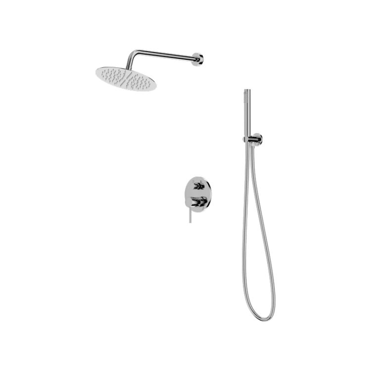 Podtynkowy zestaw prysznicowy z deszczownicą Orion Chrome Lavita