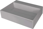 Umywalka granitowa nablatowa 50x40 z maskownicą Correo Deante