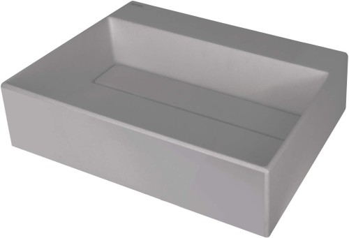 Umywalka granitowa nablatowa 50x40 z maskownicą Correo Deante