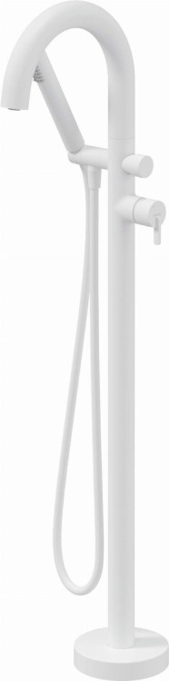 Bateria wannowa wolnostojąca bianco biała Silia Deante