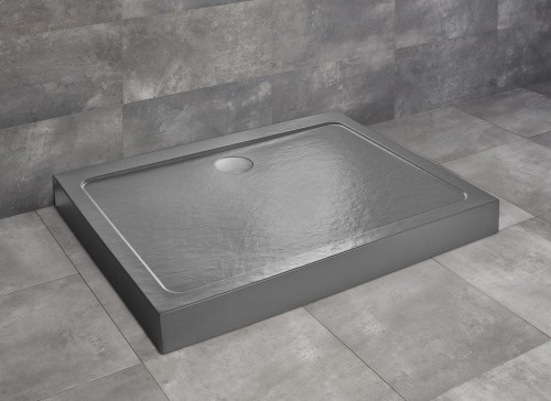 Brodzik prostokątny Radaway Doros D Compact 110x80 Stone antracytowy
