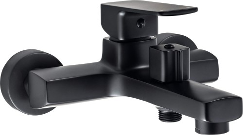 Bateria wannowa ścienna Maro nero czarna Deante