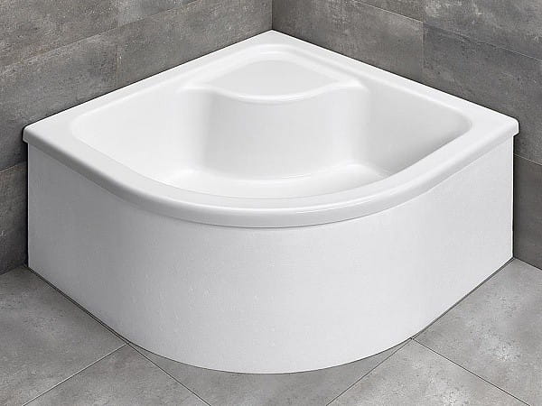 Brodzik głęboki półokrągły Radaway Naxos A 80x80x41x26