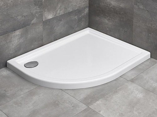 Brodzik asymetryczny Radaway Tasos Plus E 100x80x5x2,5 prawy