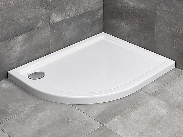 Brodzik asymetryczny Radaway Tasos Plus E 100x80x5x2,5 prawy