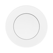 Korek z przelewem do wanny vwh klik-klak biały