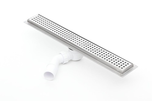 Odpływ liniowy z flanszą Kesmet 100 cm z rusztem Caro