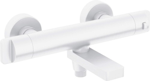 Bateria wannowa termostatyczna biała bianco Therm Deante