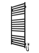 Grzejnik elektryczny suchy HF York 117x53 czarny mat Hygge Family