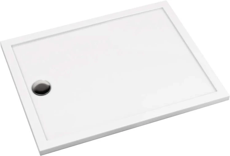 Brodzik akrylowy prostokątny biały 90x80 Prizma Deante