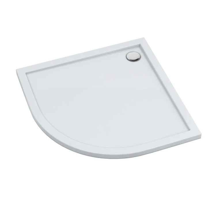 Brodzik półokrągły ESTIMA 80x80 Schedpol Schedline, biały