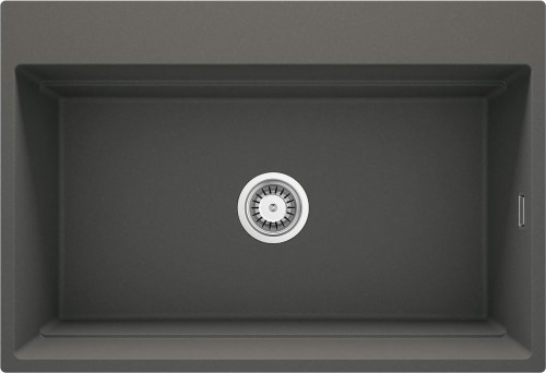 Zlewozmywak granitowy magnetyczny antracyt metalik Magnetic Deante