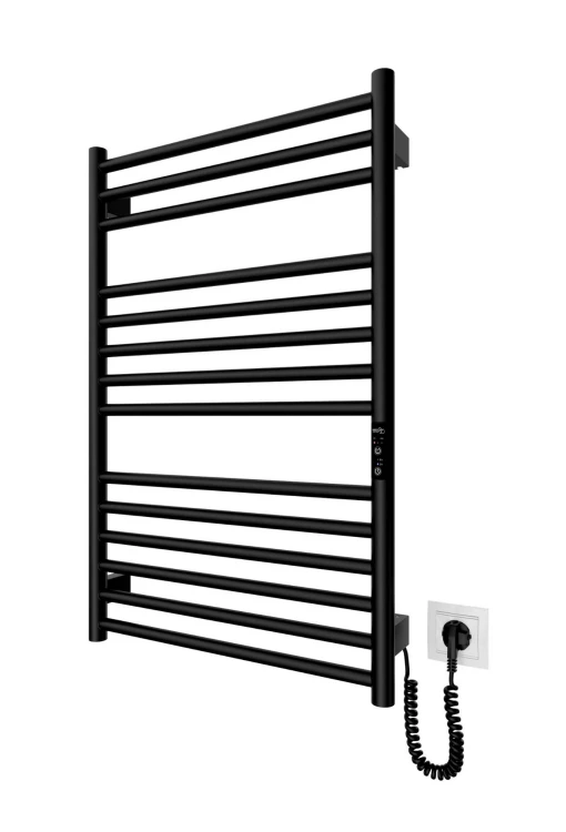 Grzejnik elektryczny suchy HF Greenwich 77x53 czarny mat Hygge Family