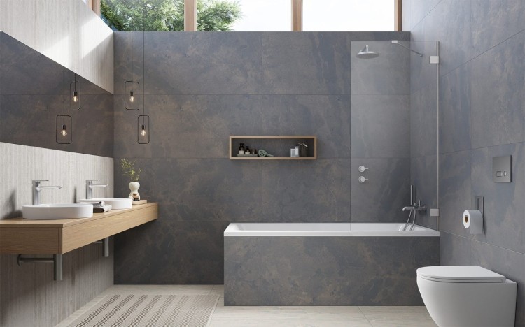 Parawan nawannowy Radaway Essenza Pro Brushed Nickel PNJ II