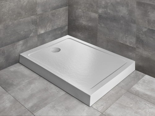 Brodzik prostokątny Radaway Doros F Compact 120x70 Stone biały