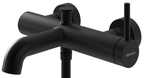 Bateria wannowa ścienna czarna Axel Black KOHLMAN QW110AB