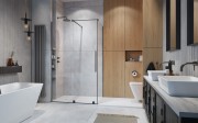 Kabina prysznicowa Furo Brushed GunMetal KDJ Radaway lewa