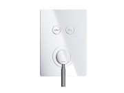 Prysznicowa bateria podtynkowa z przyciskami funkcyjnymi corsan bm02ch