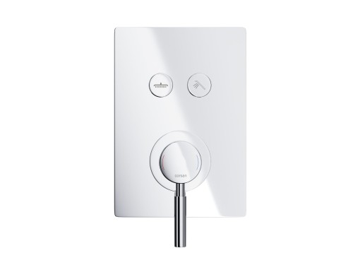 Prysznicowa bateria podtynkowa z przyciskami funkcyjnymi corsan bm02ch