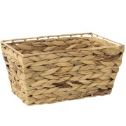 Koszyk hiacynt naturalny koszoplotka 30x20x15h dno:25x15