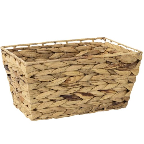 Koszyk hiacynt naturalny koszoplotka 30x20x15h dno:25x15