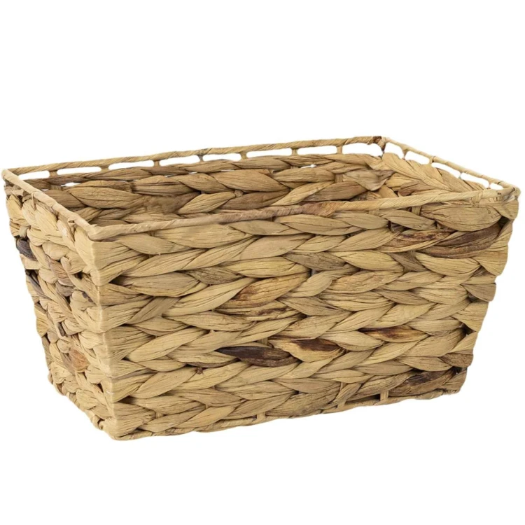 Koszyk hiacynt naturalny koszoplotka 30x20x15h dno:25x15