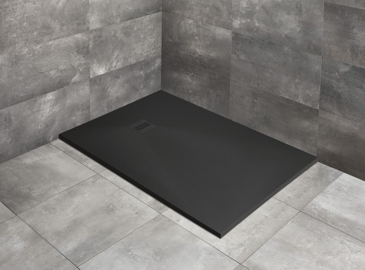 Brodzik prostokątny 120x80 Kyntos F czarny Radaway