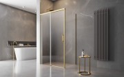 Kabina prysznicowa Radaway Idea Gold KDJ 160x110x200,5 lewa, złota