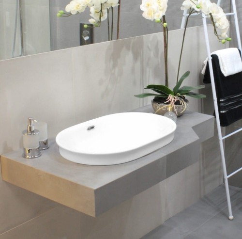 Umywalka wpuszczana w blat LAVITA Puebla
