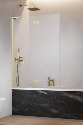 Parawan nawannowy Radaway Essenza 8 SL Brushed Gold PND II lewy