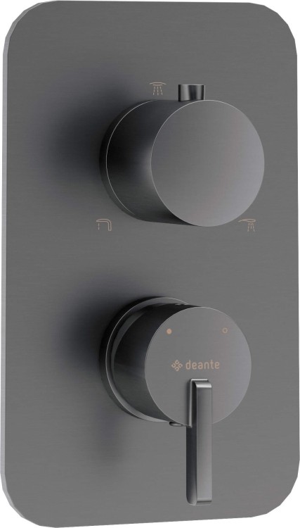 Element zewnętrzny do BOXa mieszaczowego Silia Deante titanium