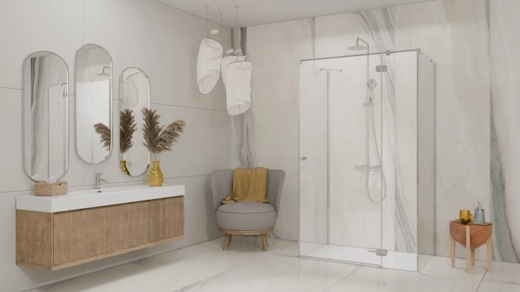 Kabina prysznicowa przyścienna Radaway Torrenta KDJ+S prawa