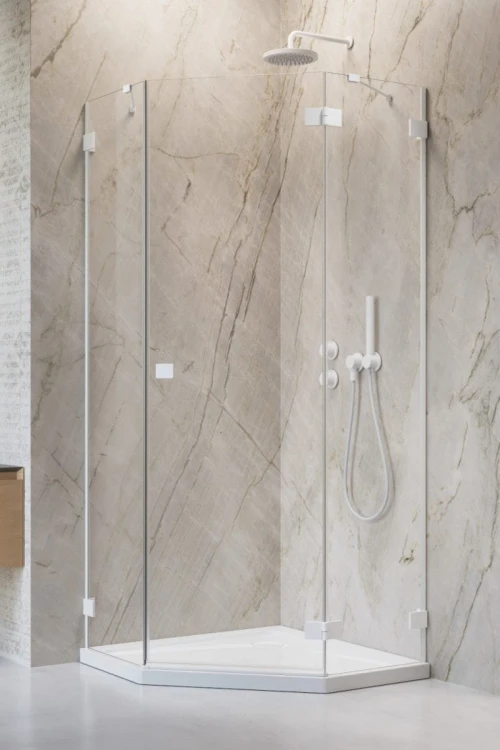 Kabina pięciokątna Essenza Pro White PTJ Radaway prawa