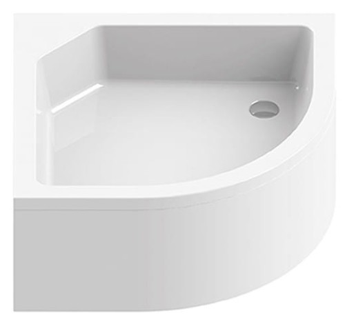 Brodzik półokrągły New Trendy Artus 80x80x29