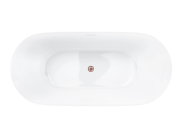 Wanna wolnostojąca olvena v041mbrg 150 cm korek klik klak miedź szczotkowana