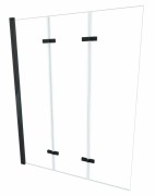 Parawan nawannowy składany Sajno 100x150 czarny Ad Naturalnie